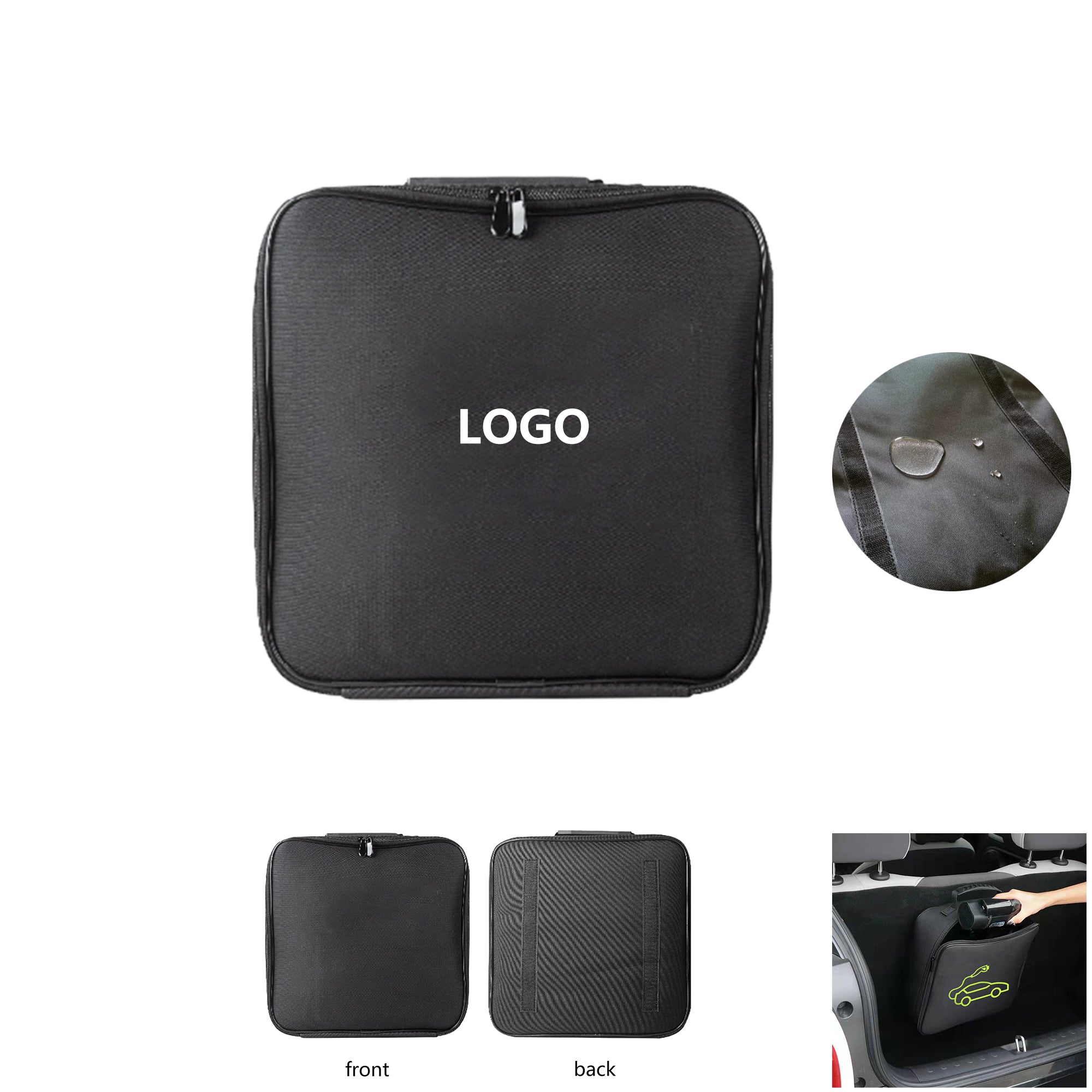 Car Jumper Charging Cable Storage Bag for Electric Vehicles