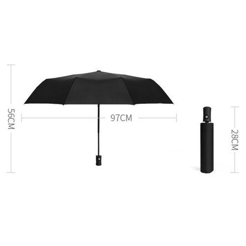 8-Bone Fiber Bone Vinyl Cloth Automatic Sun Umbrella