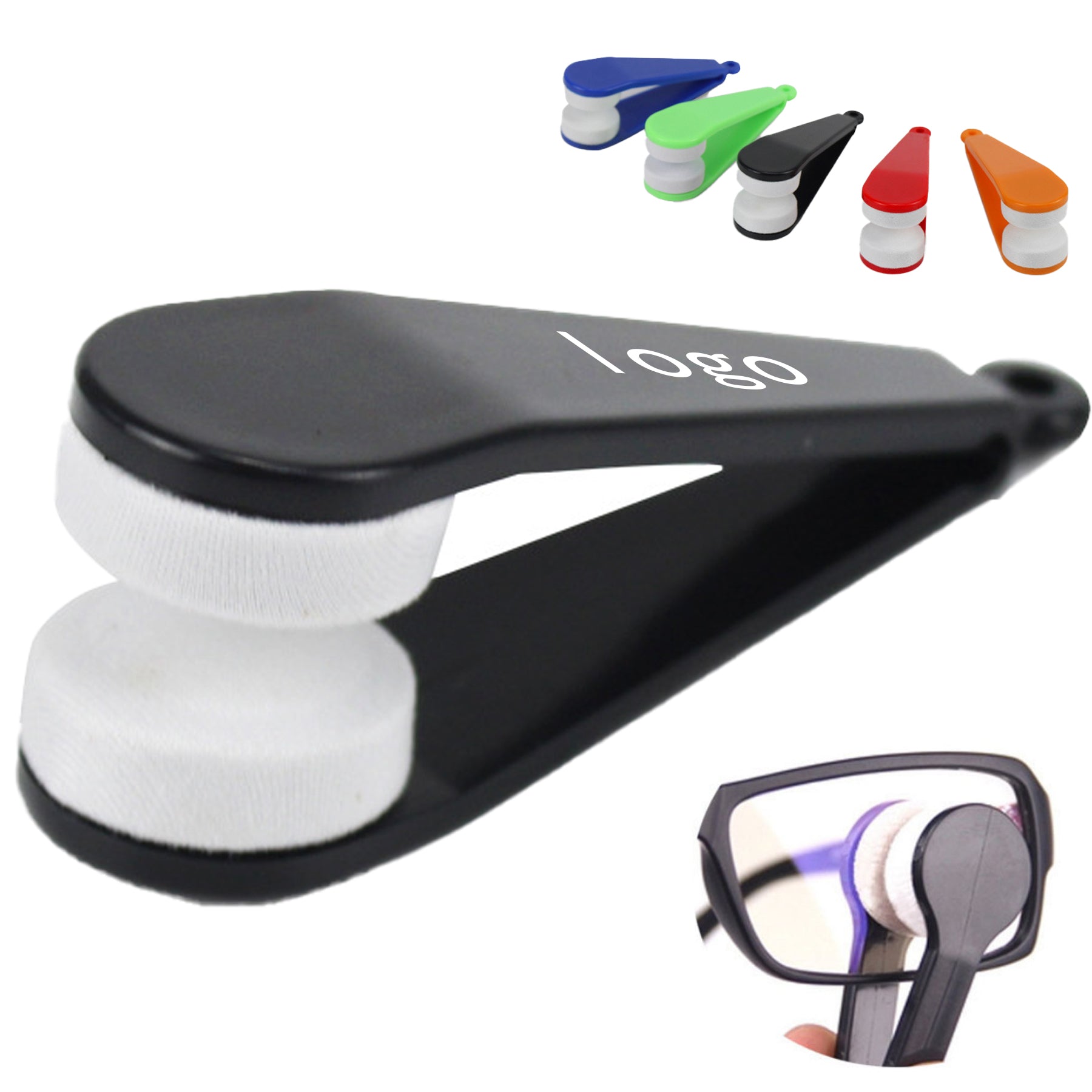 Mini Portable Sided Eyeglass Cleaning Brush