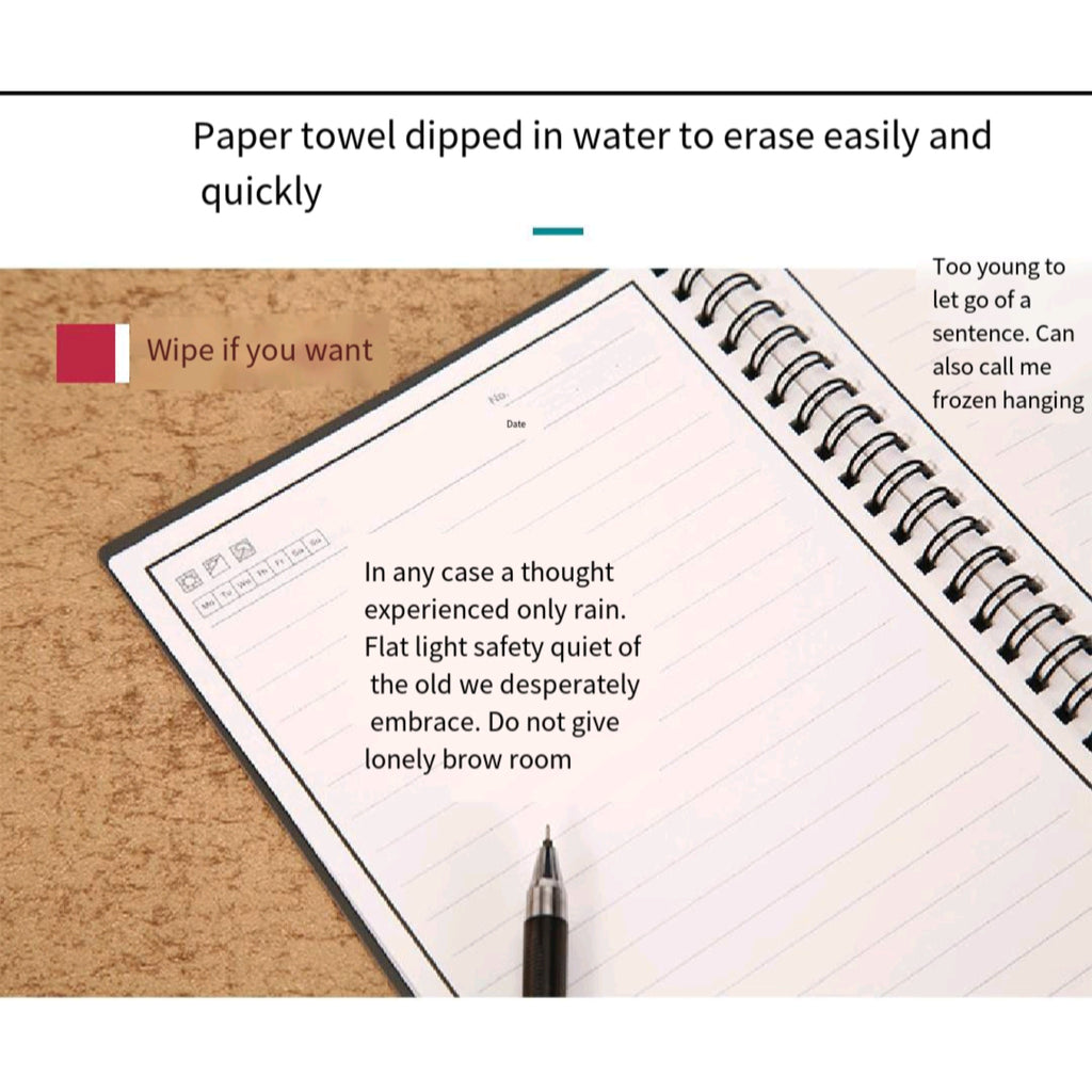 Erasable Notebook