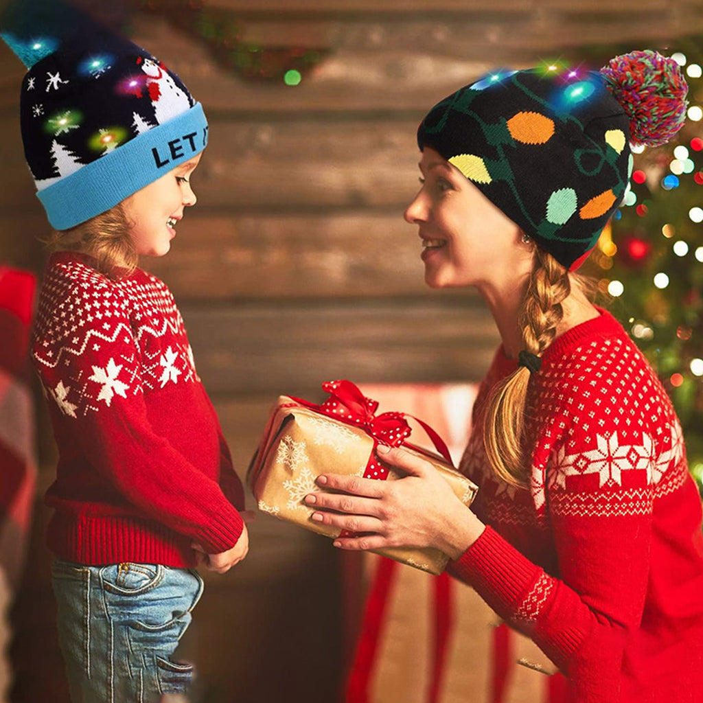 Led Light-Up Christmas Hats