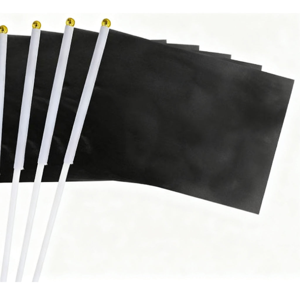 Solid Color Handheld Polyester Hand Waving Flag