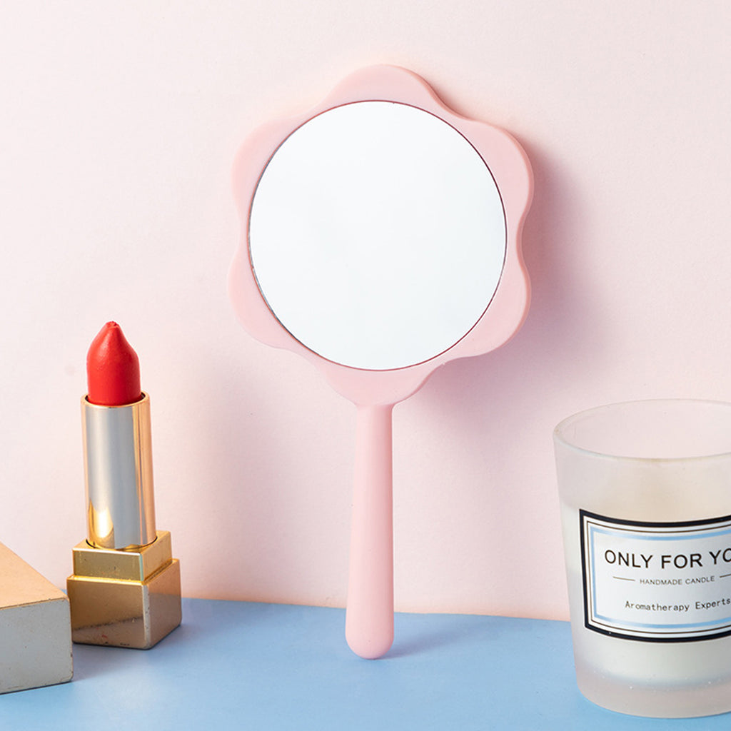 Cute Flower Handheld Mirror
