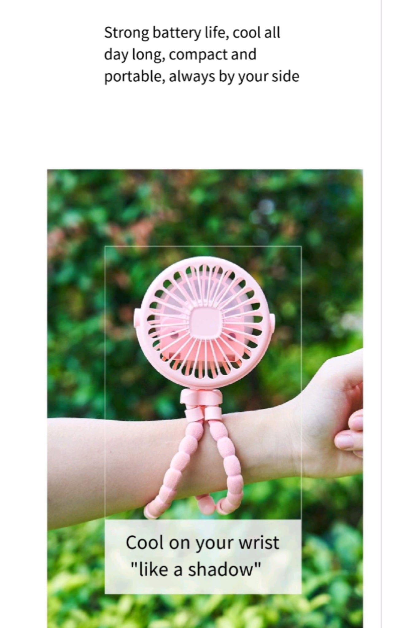 USB Charged Lithium Battery Octopus Mini Fan