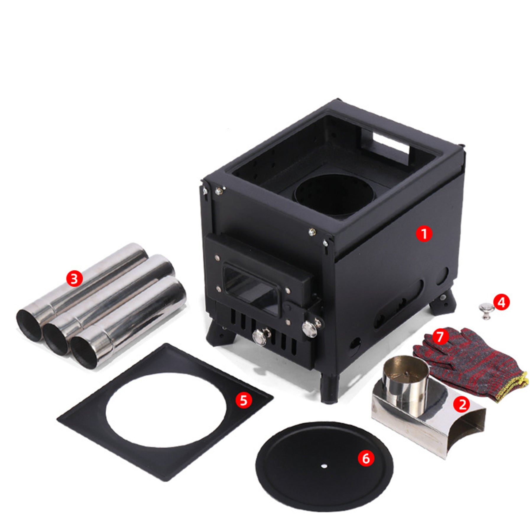 Collapsible And Portable Wood Stove