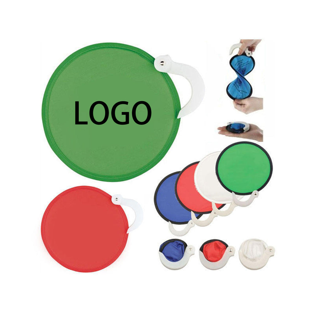Customized Foldable Nylon Fan With Handle