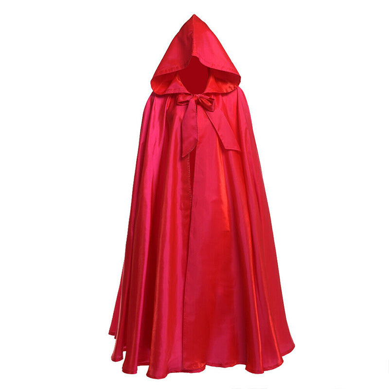 Halloween Cloak Wizard Robe Death Character Performance Costume