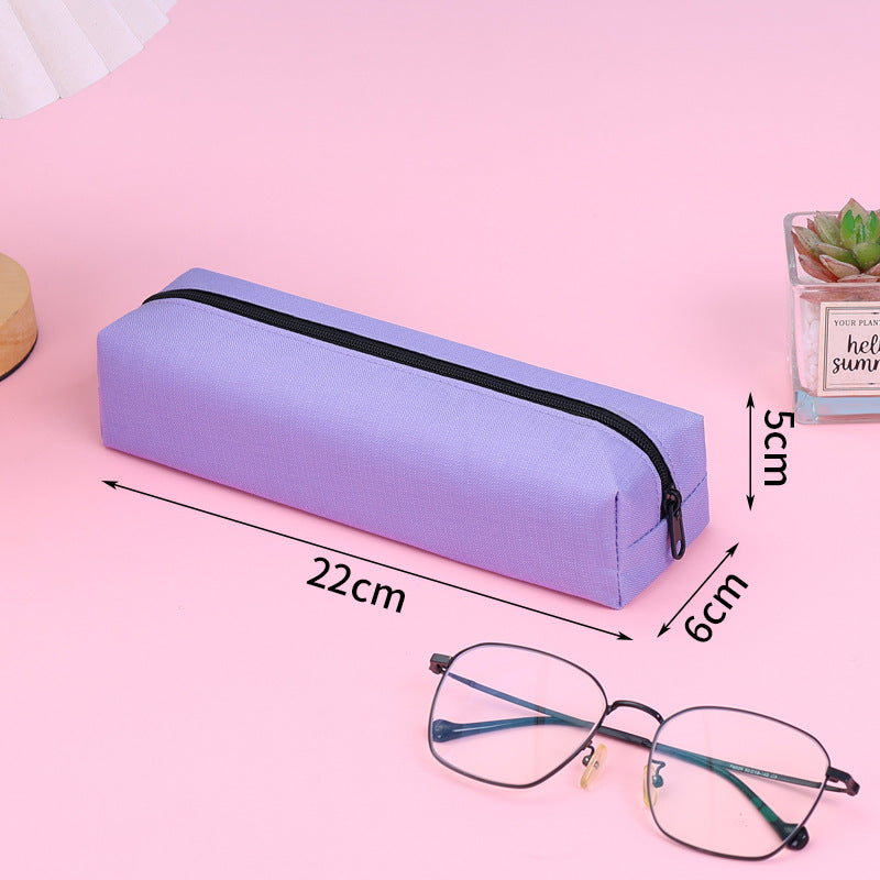 Simple Large Capacity Oxford Cloth Pencil Pouch