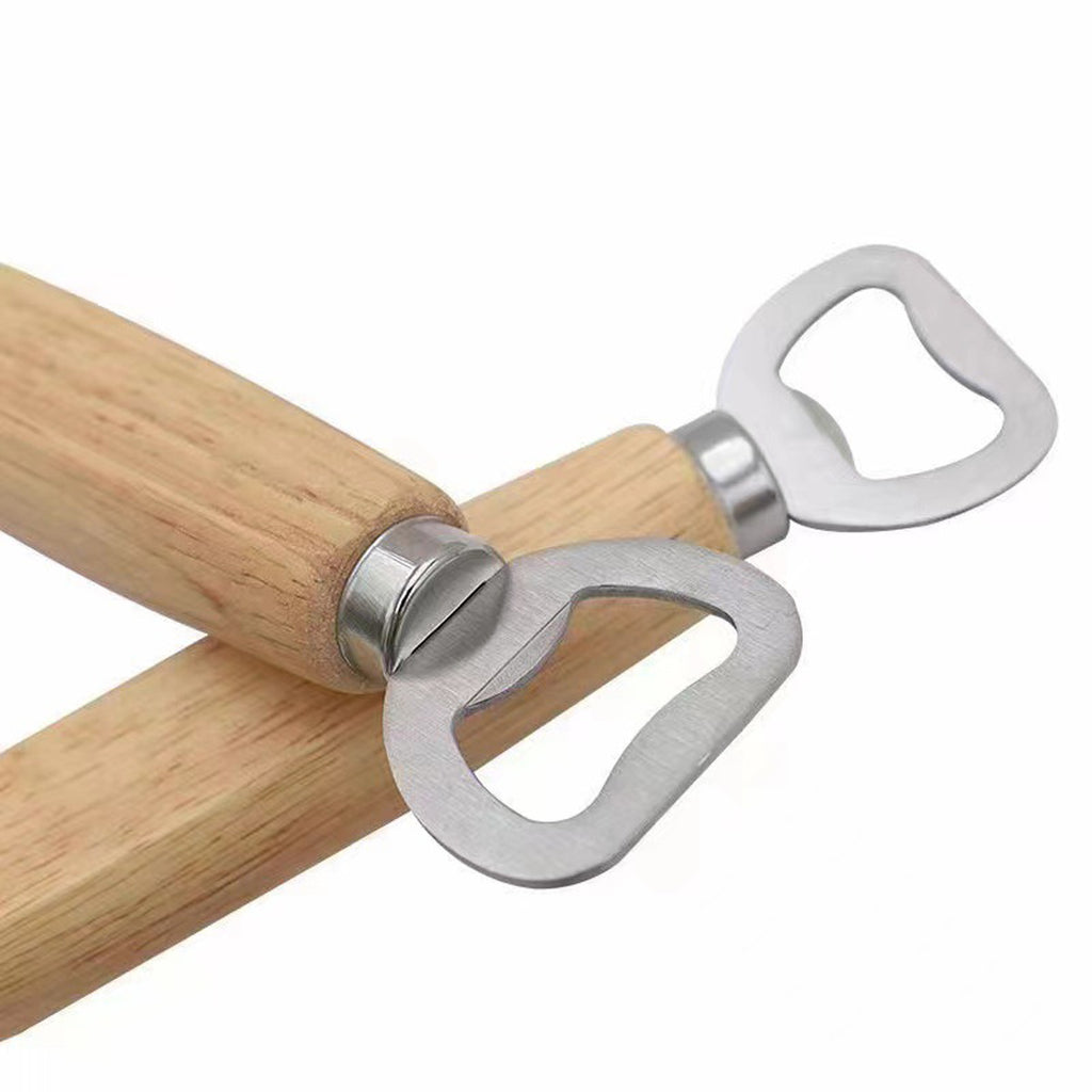 Beer Opener With Wooden Handle