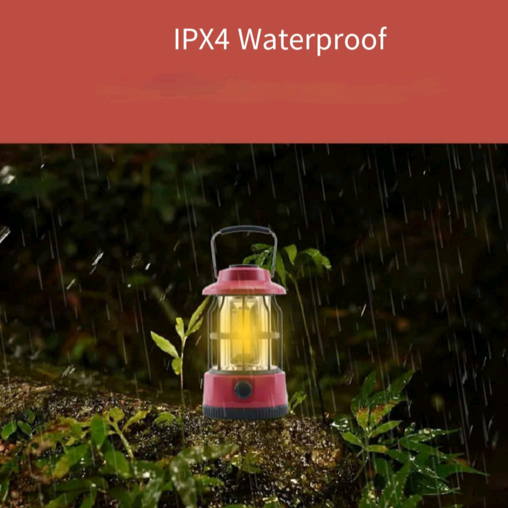 Rechargeable Vintage Lantern Portable Waterproof Tent Gift