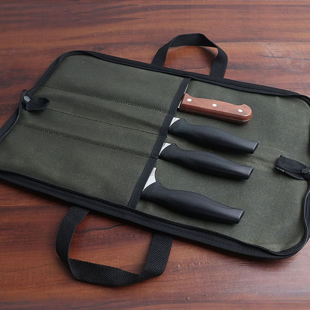 Portable Kitchen Knife Organizer Bag