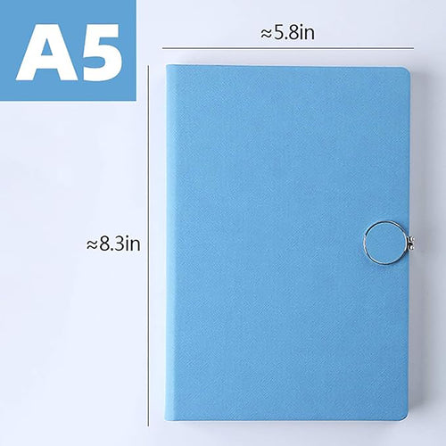A5 Magnetic Circular Buckle Notebook Pu Shell
