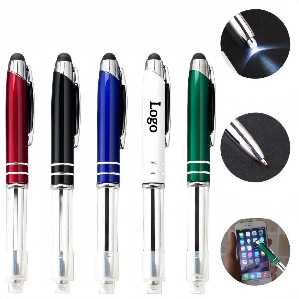 Touchscreen Pen With Led Flashlight