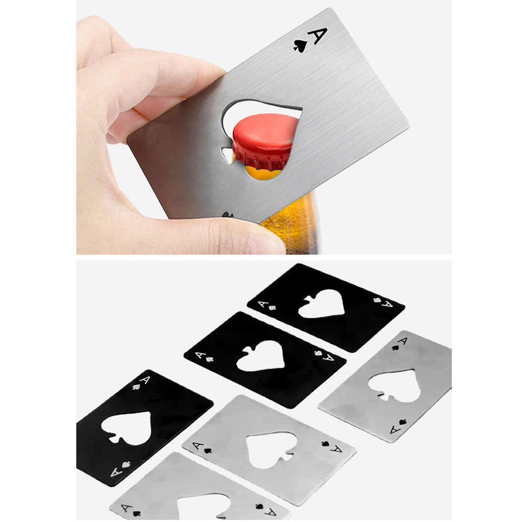 Stainless Steel Poker Shaped Bottle Opener