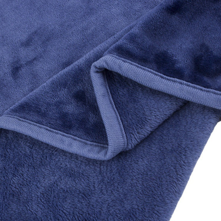 Flannel Solid Color Thickened Blanket
