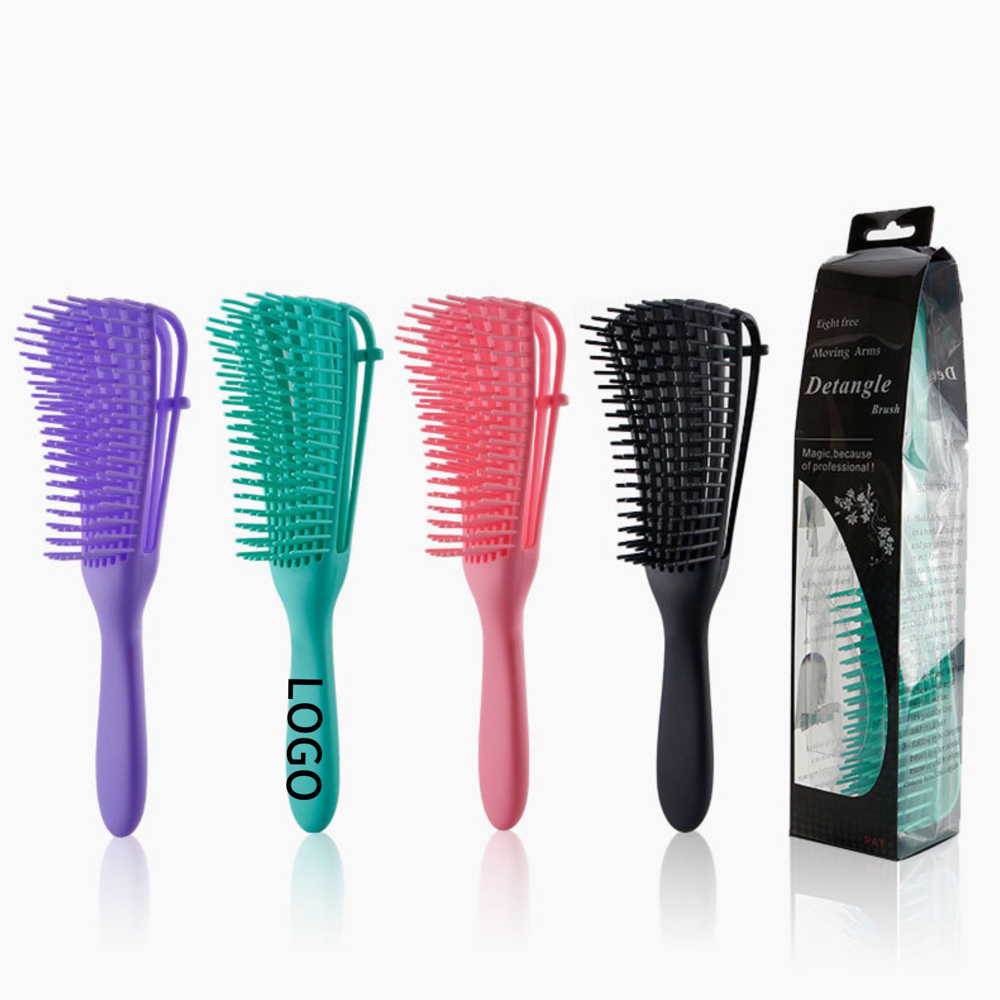 Eight-Claw Detangling Hair Brush
