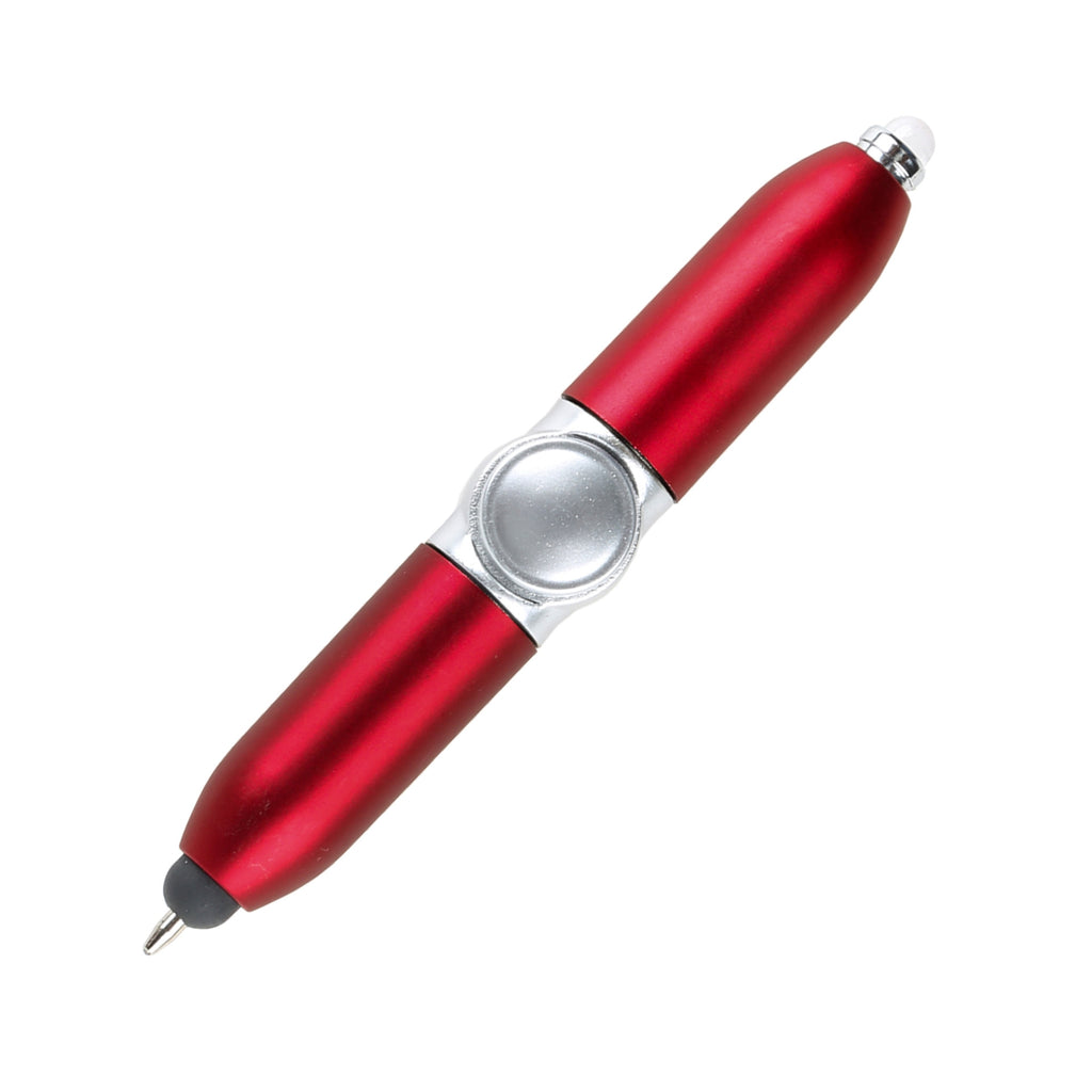 Fingertip Gyro Ball Point Pen With LED light