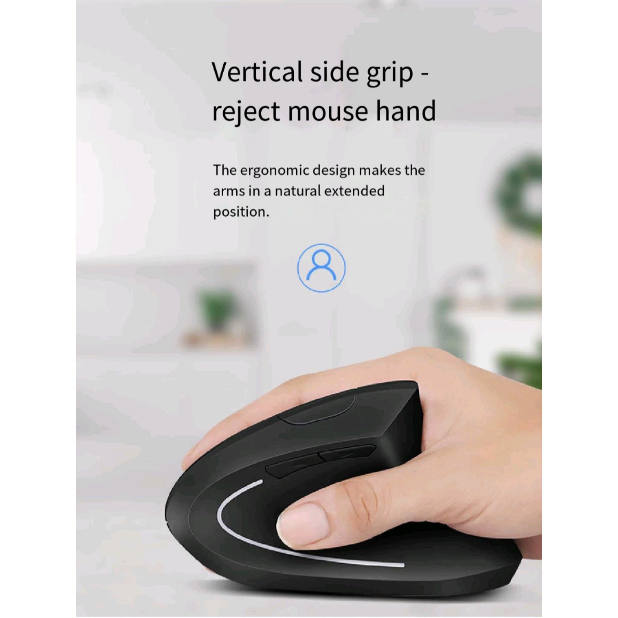 Wireless 2.4G Vertical Mouse