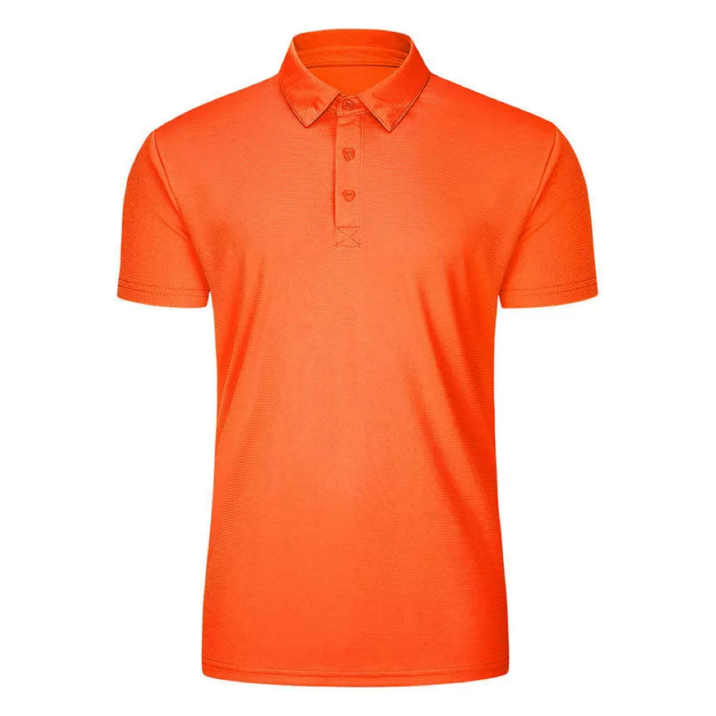 Quick-Dry Sweat-Absorbent Men'S Polo Short-Sleeve Workwear