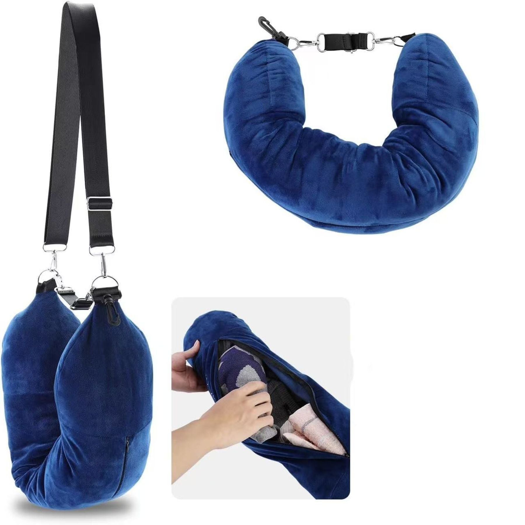 Travel Headrest Storage Bag