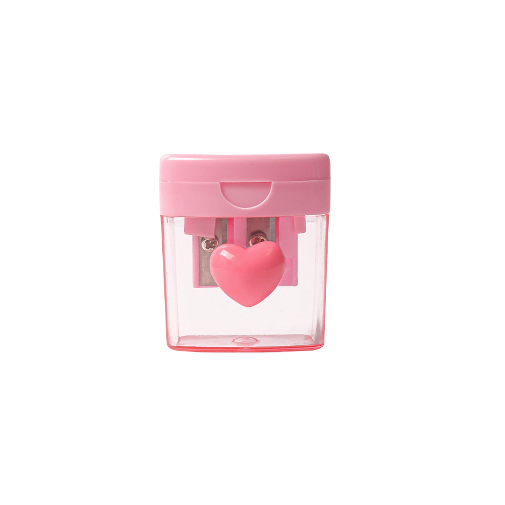 Macaron Double-Hole Heart Pencil Sharpener