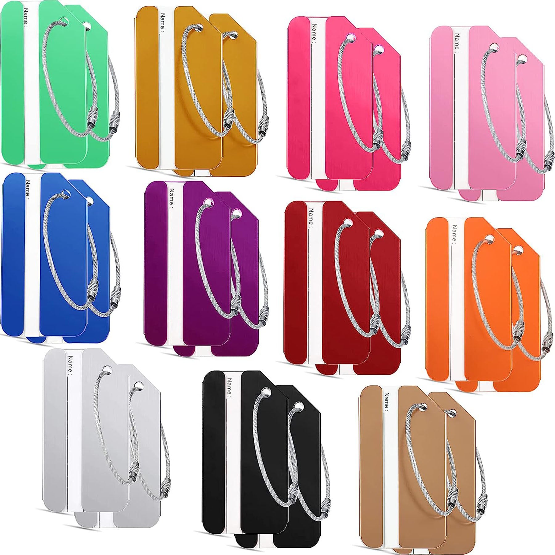 Metal Luggage Tags