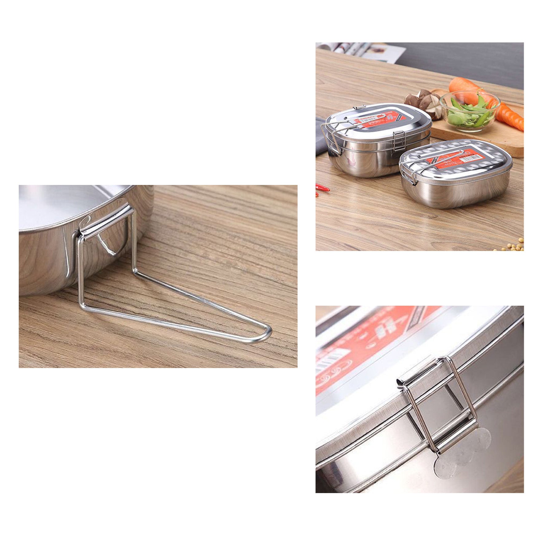 Stainless Steel U-Shape Meal Prep Box