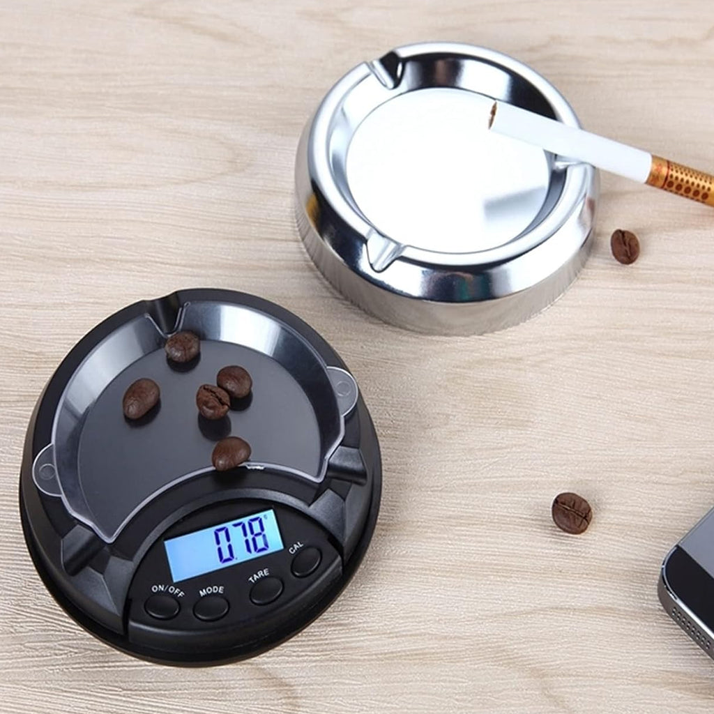Mini Ashtray Pocket Portable Jewelry Scale