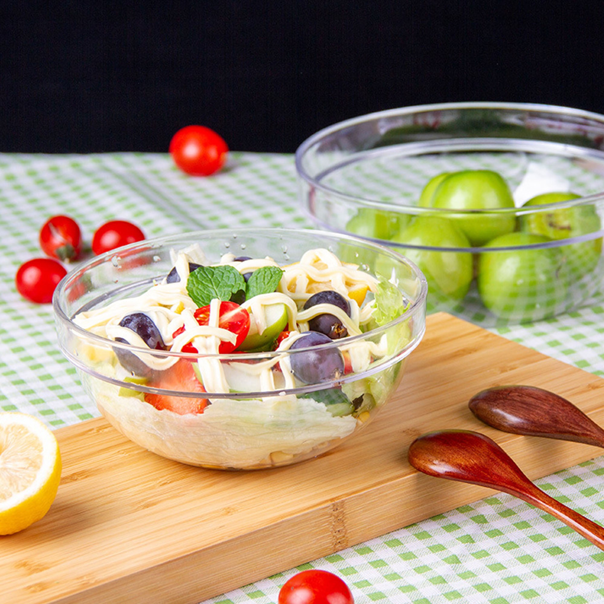 Unbreakable Salad Plastic Bowl