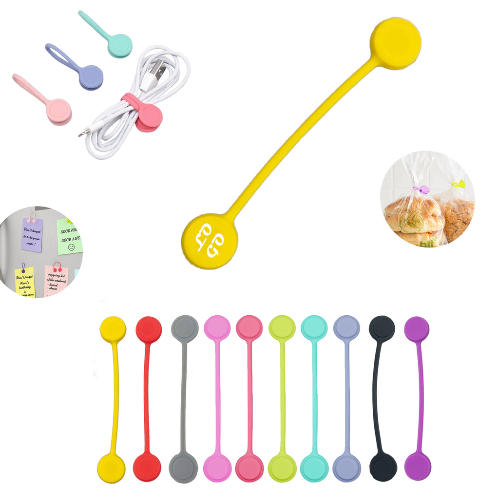 Silicone Magnetic Cord Winders Cable Ties