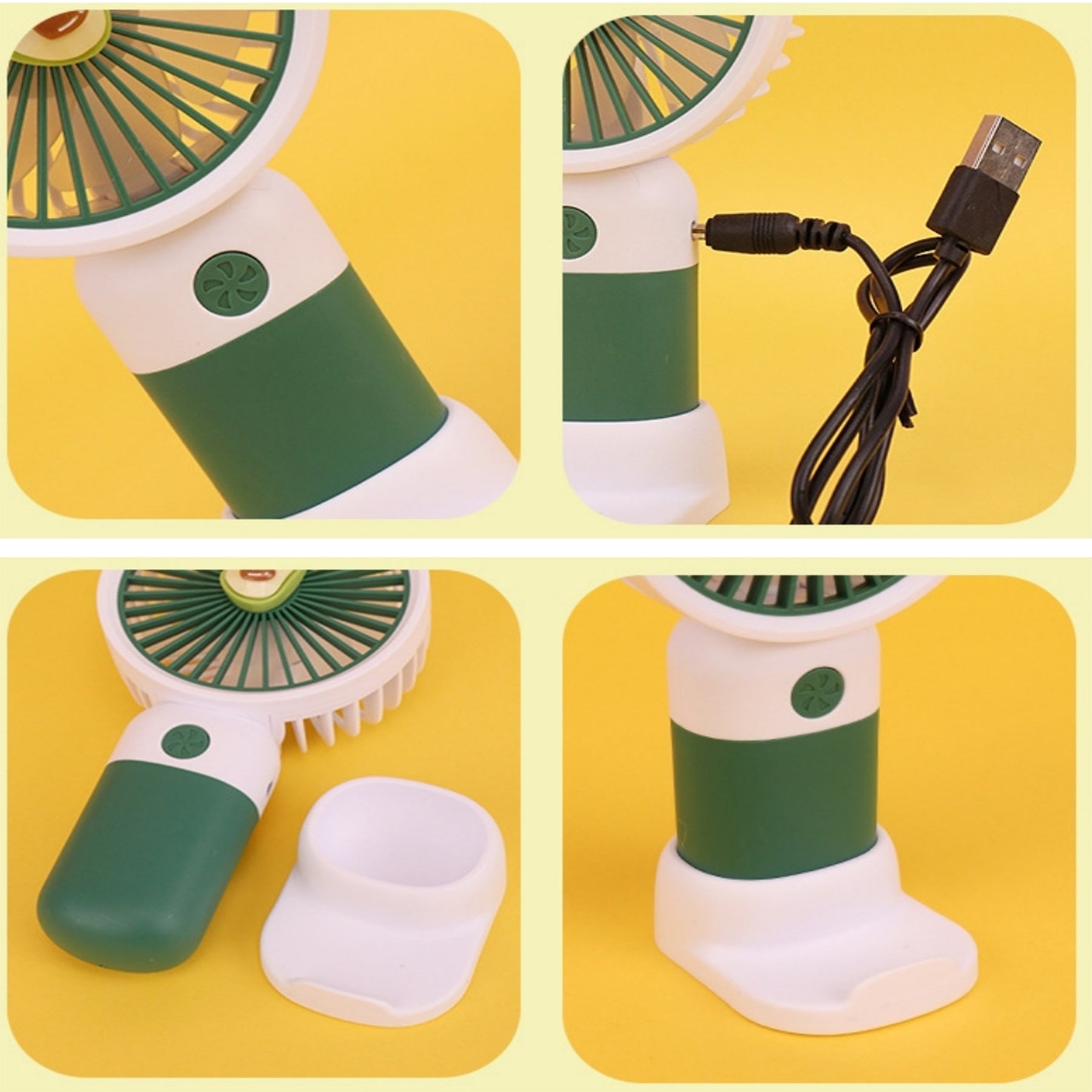 Mini USB Desktop Handheld Fan