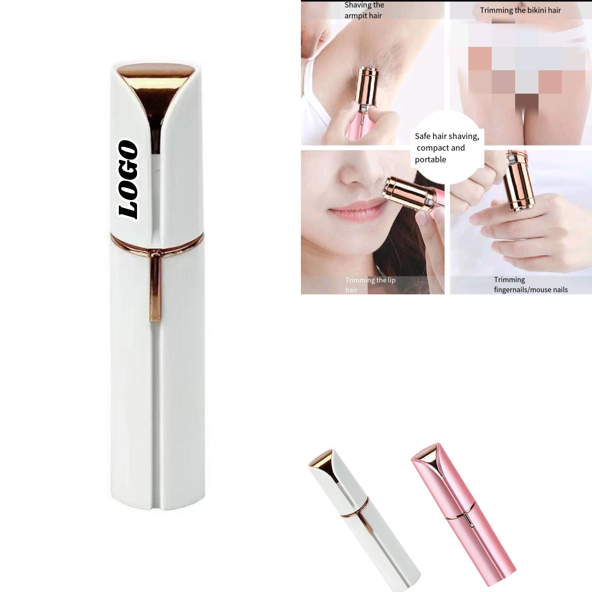 Ladies' Rechargeable Electric Hair Removal Device