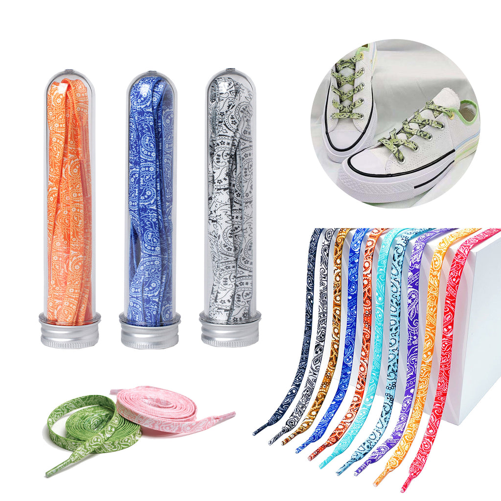 Replacement Flat Shoelaces With Tube