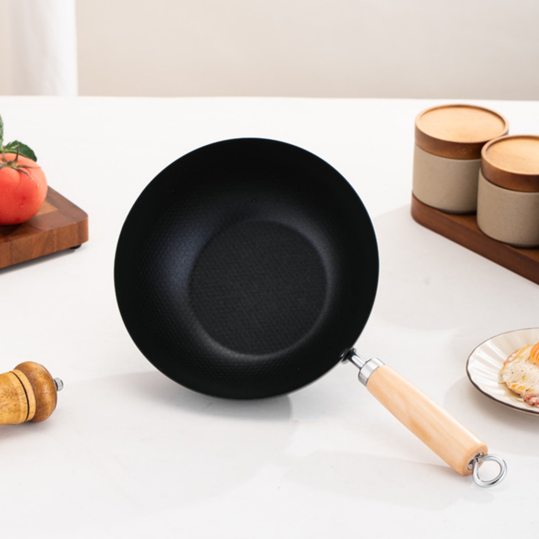 Thickened Stainless Steel Wok
