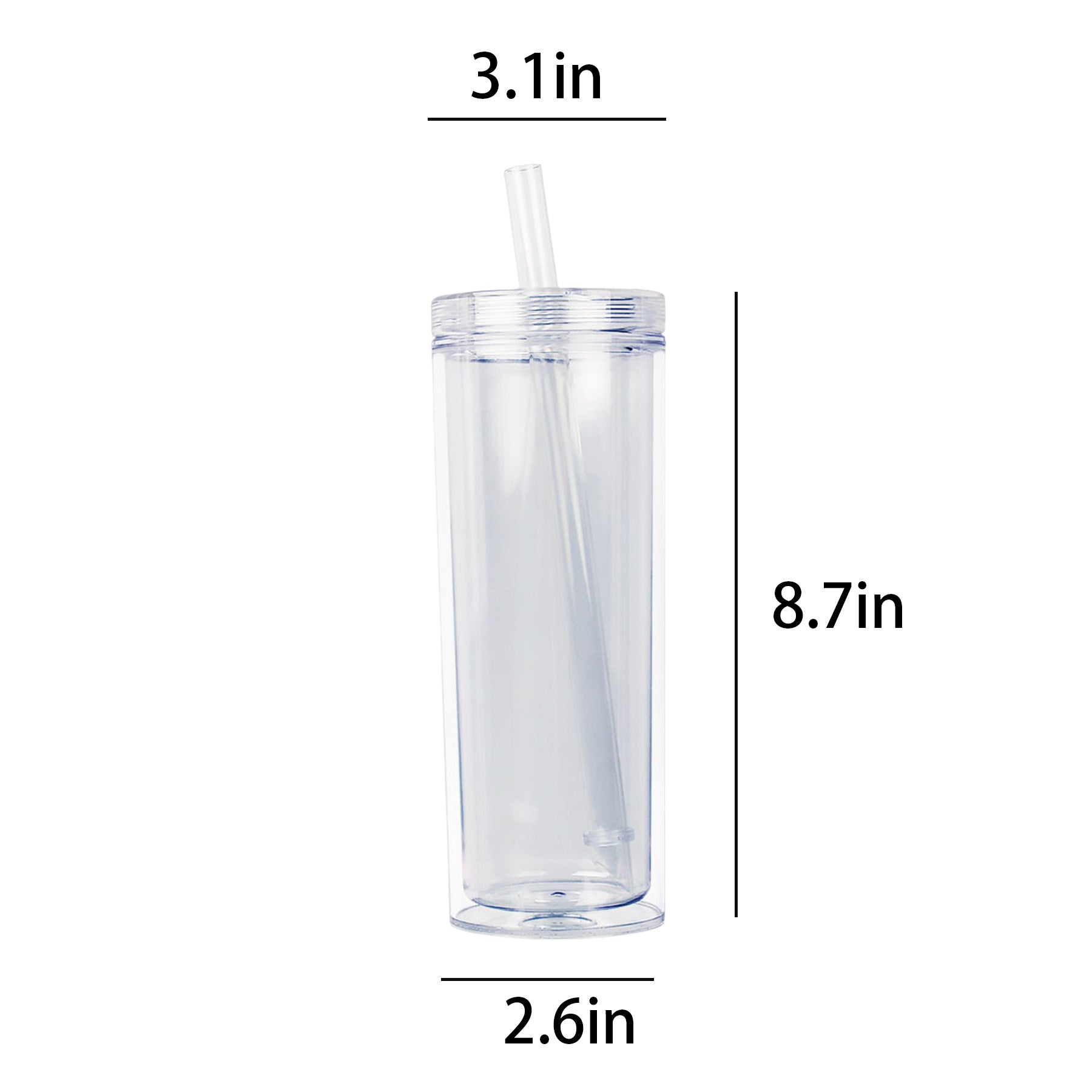 Double Wall Plastic Tumbler