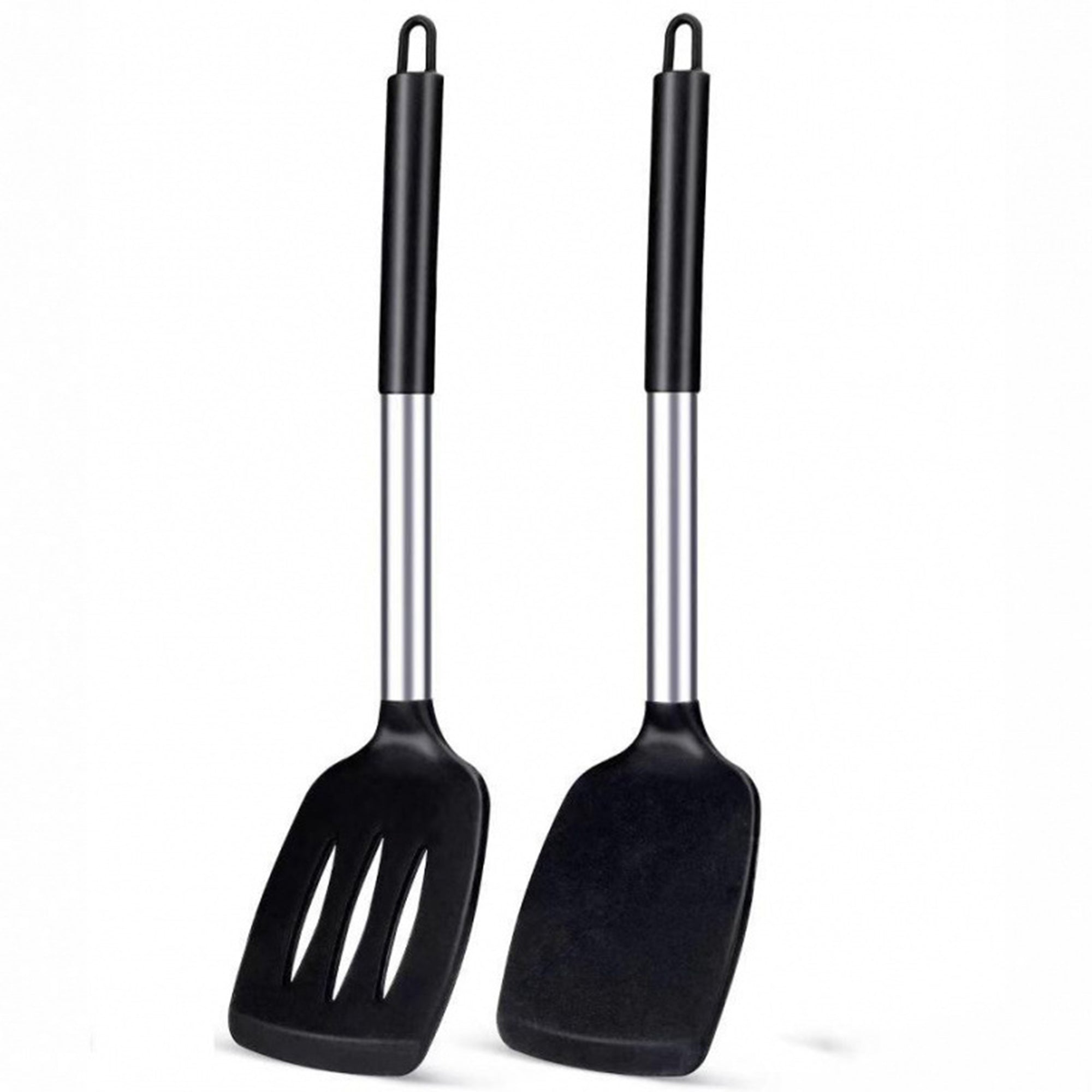 Pack of 2 Silicone Solid Turner/Kitchen Spatulas