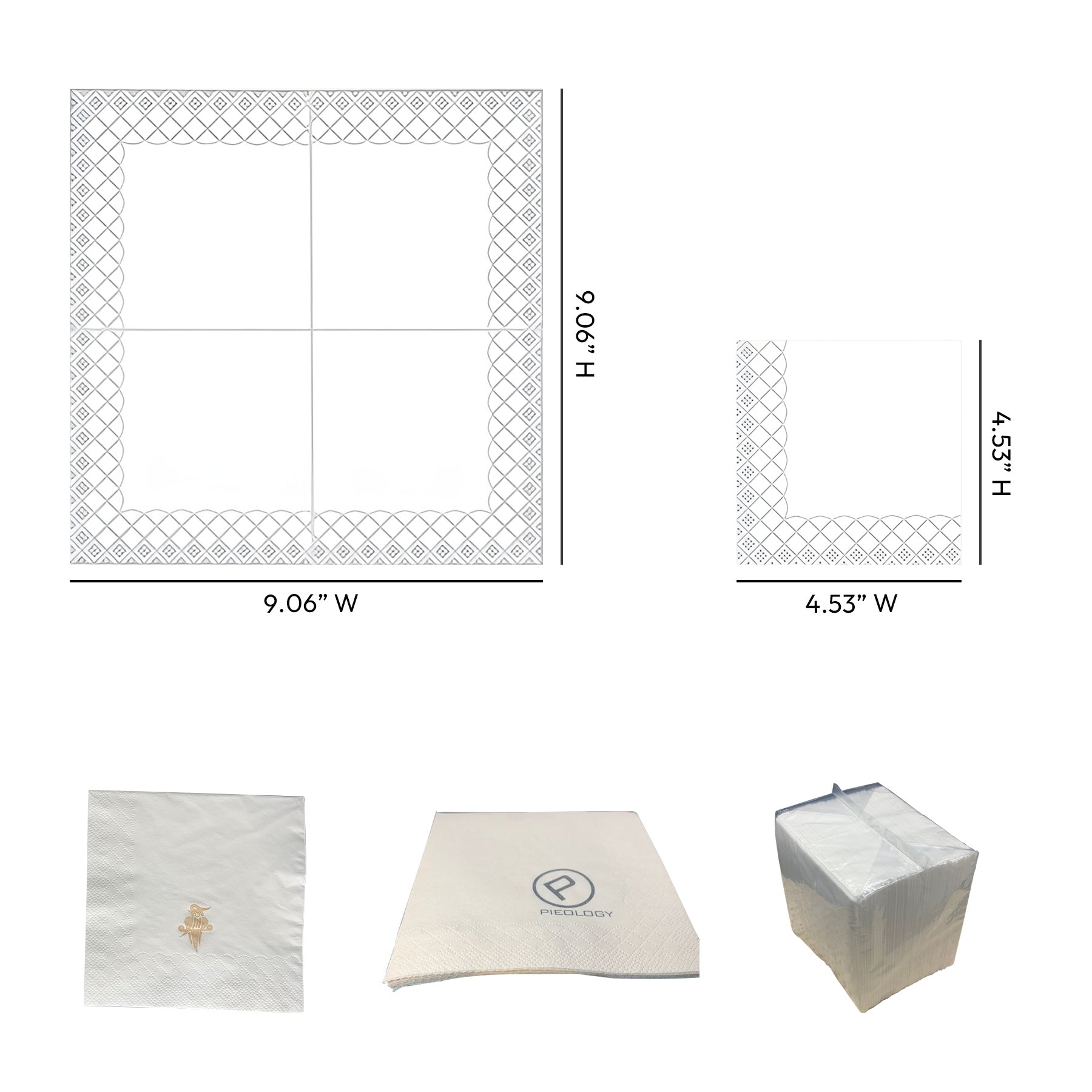 Coined Edge Beverage Handkerchiefs