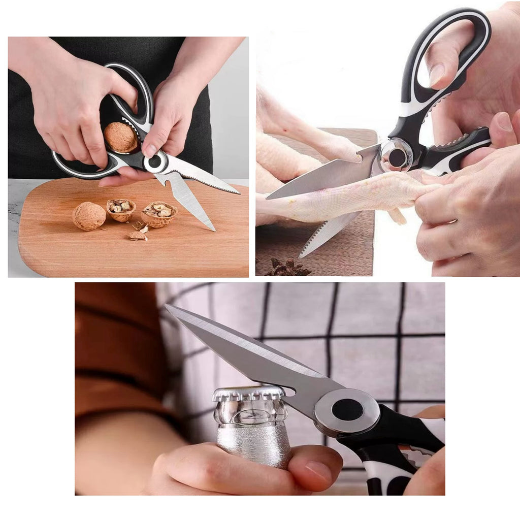 Multifunctional Stainless Steel Kitchen Scissors