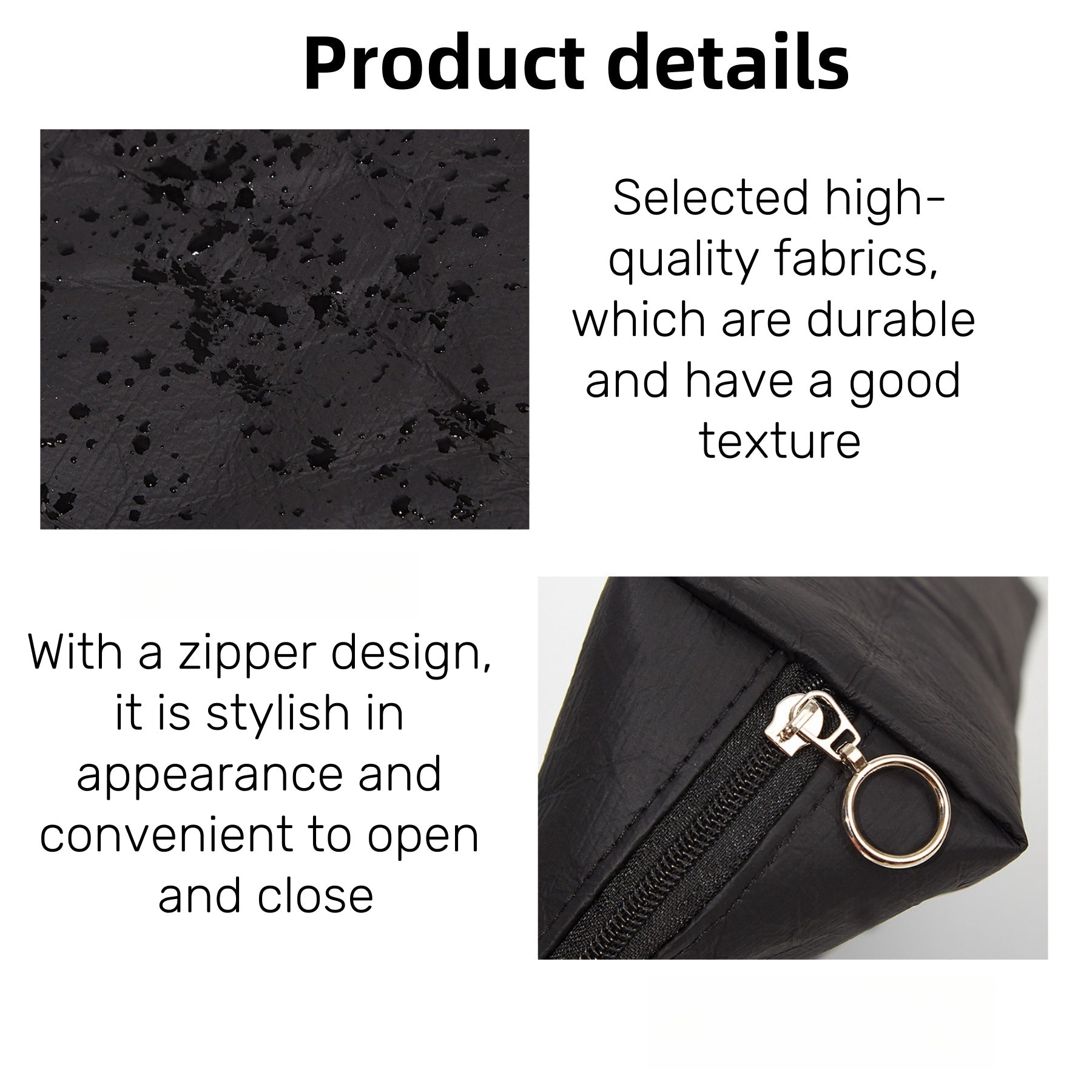 Portable Tyvek Makeup Bag