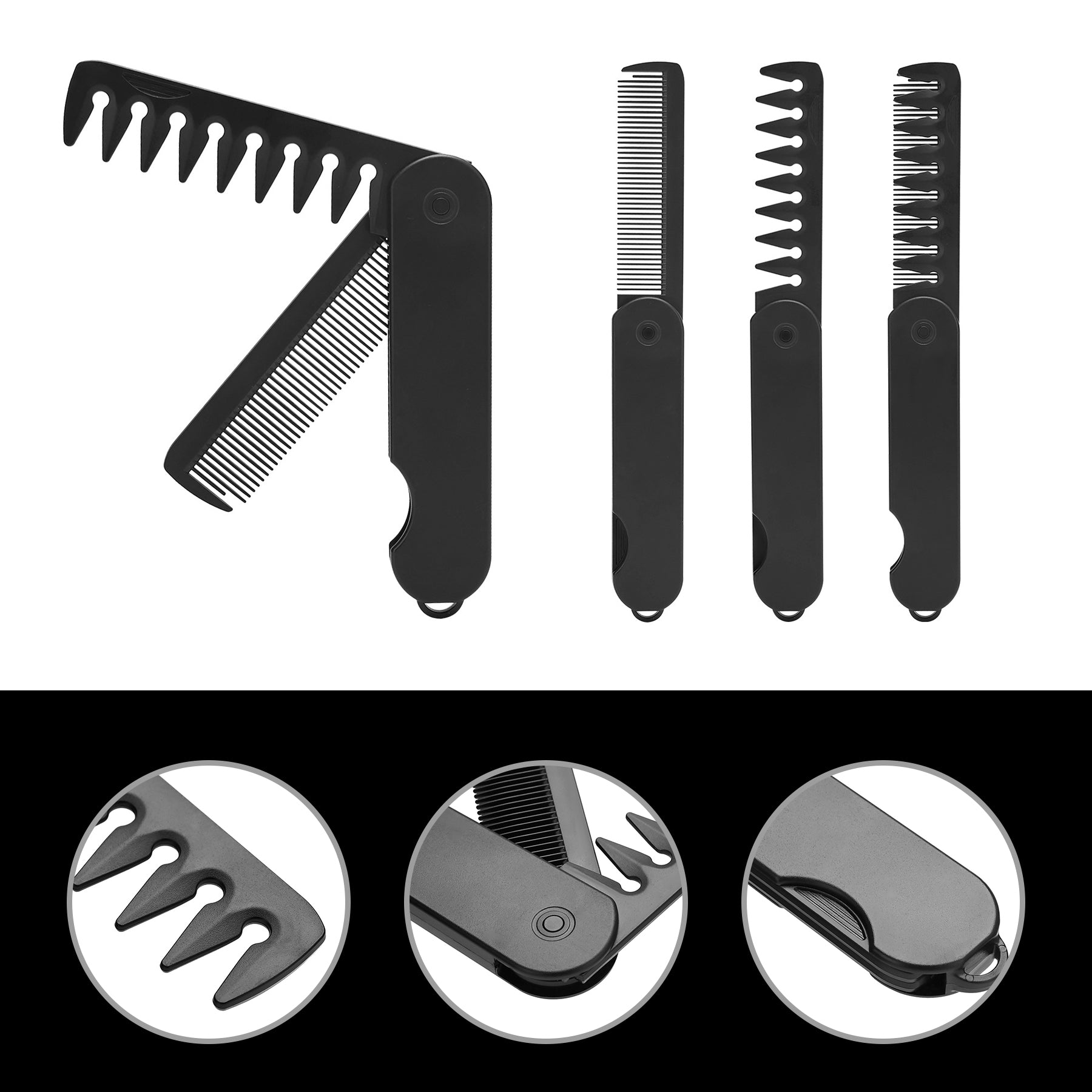2-in-1 Folding Comb for Men