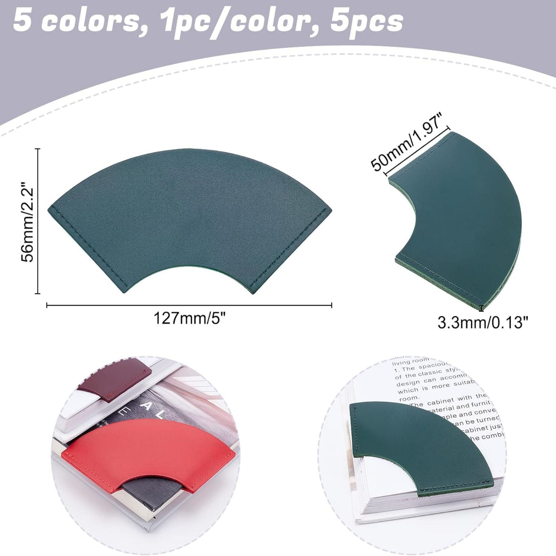 Arched Shape Cute Corner Bookmark