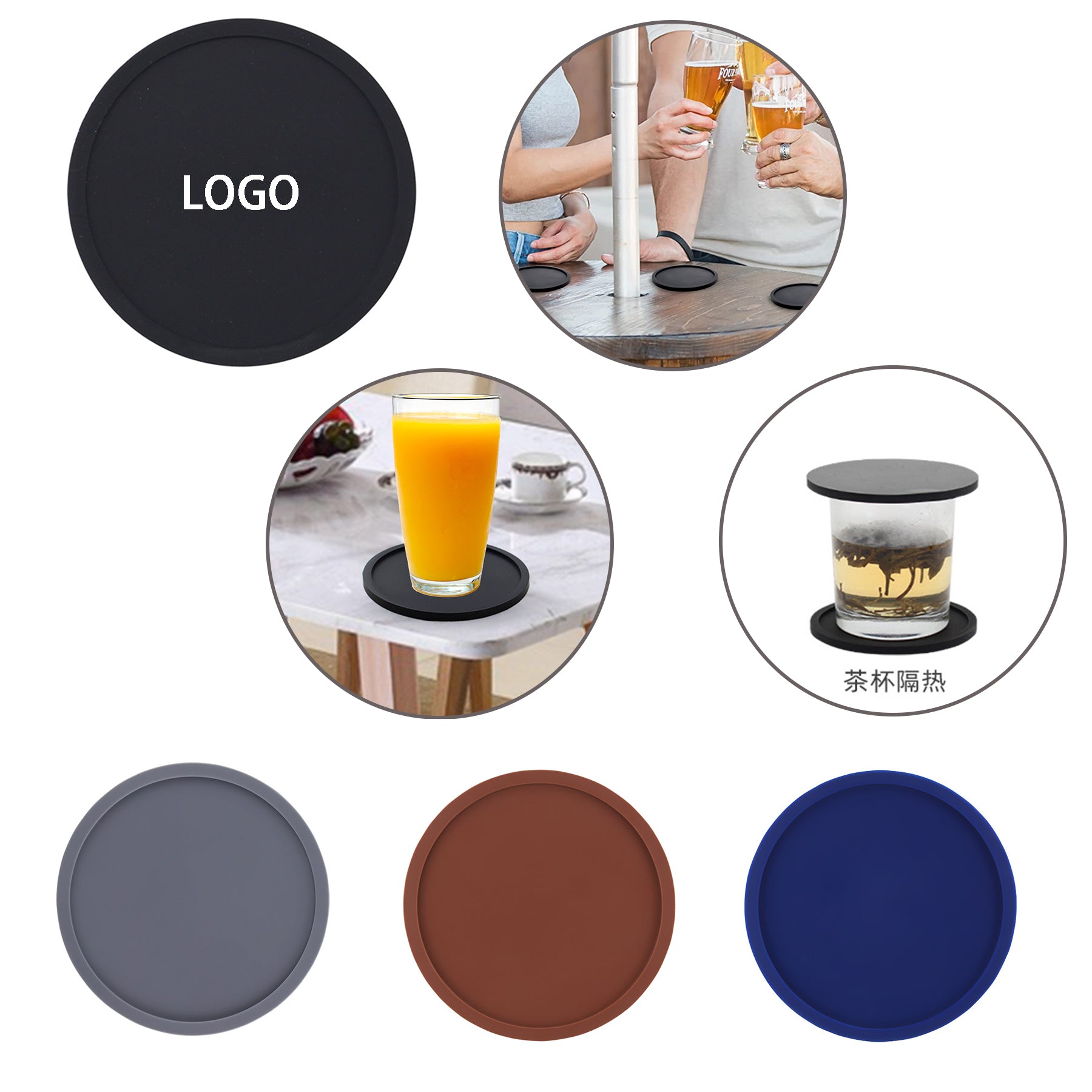 Silicone Drink Coasters