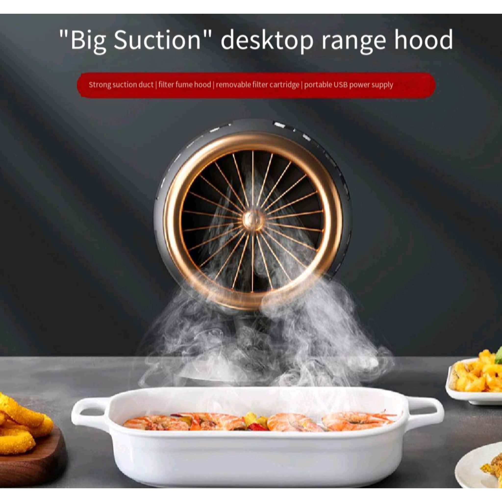 Mini Desktop Range Hood
