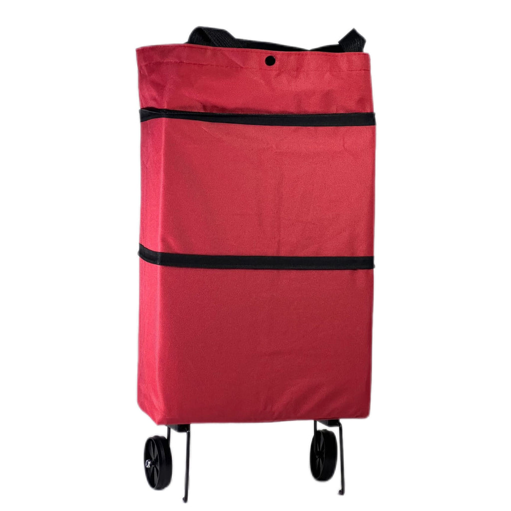 Foldable Shopping Bag With Wheels