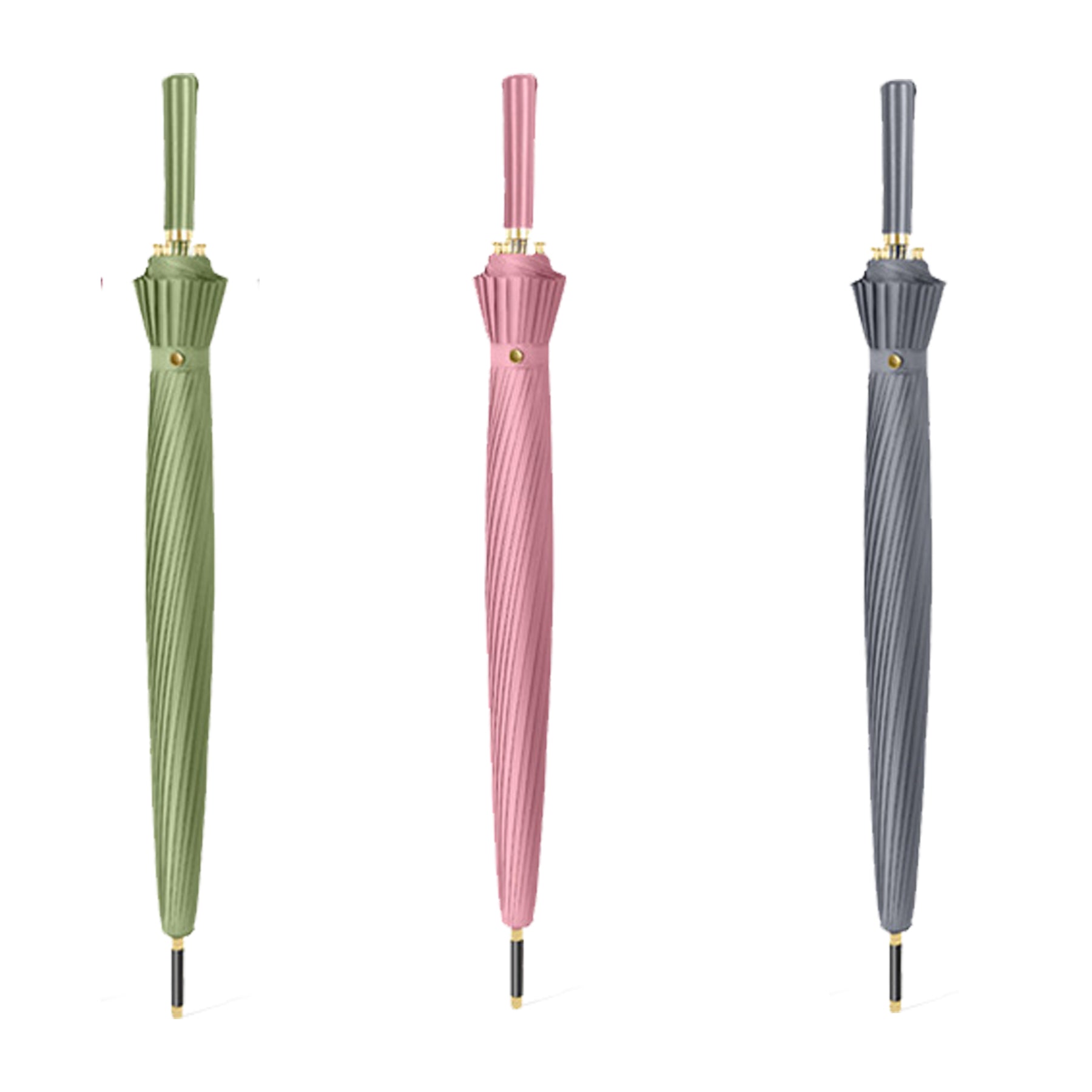 Large Reinforced Automatic Long Handle Umbrella