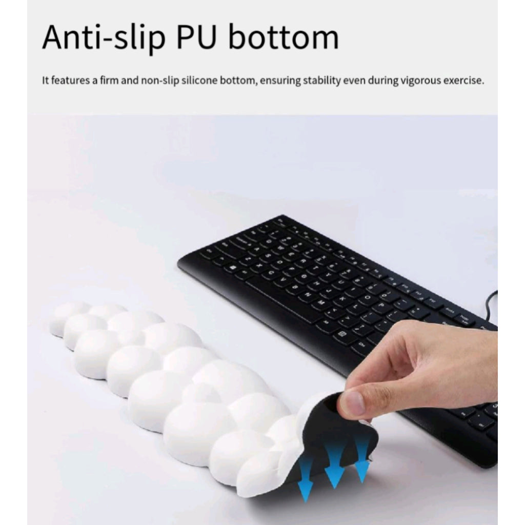 Large Memory Foam Wrist Rest Ergonomic Non Slip Cloud Pad
