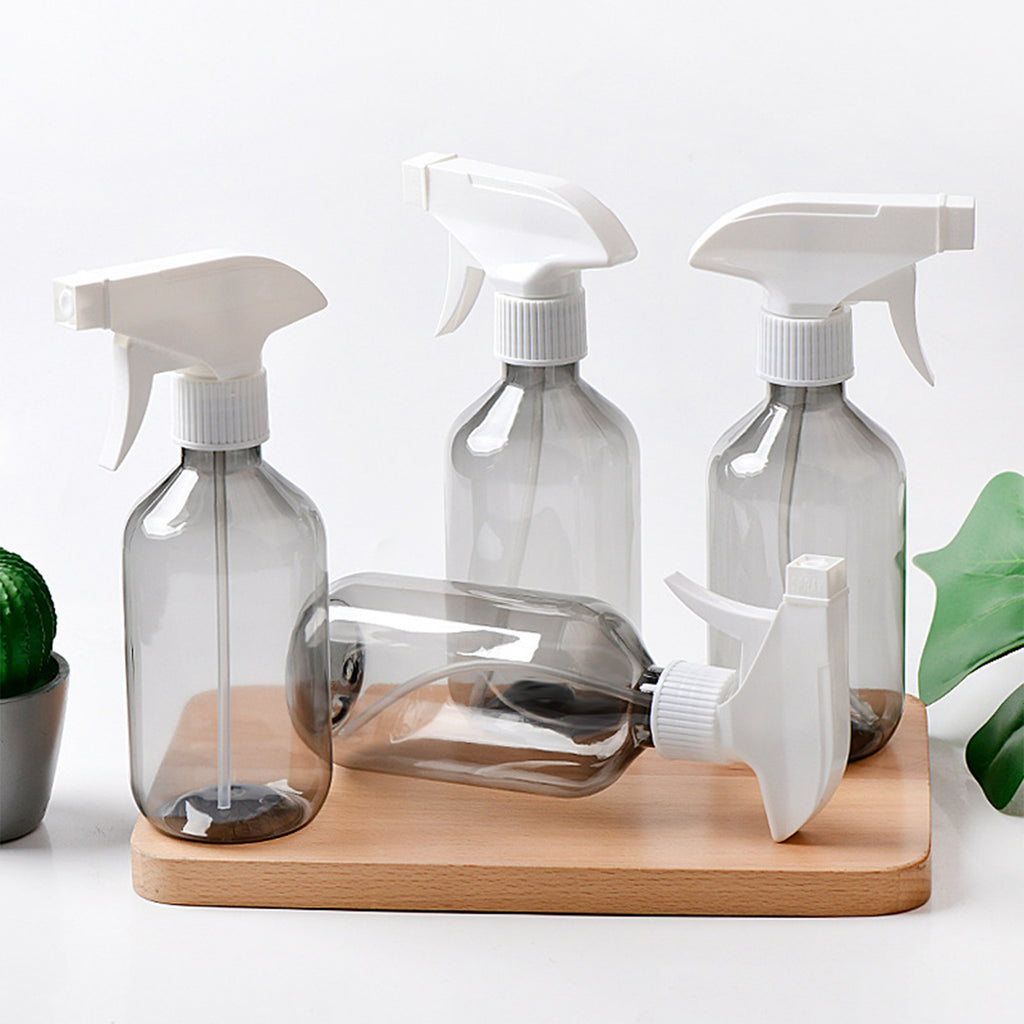 Transparent Black Spray Bottle