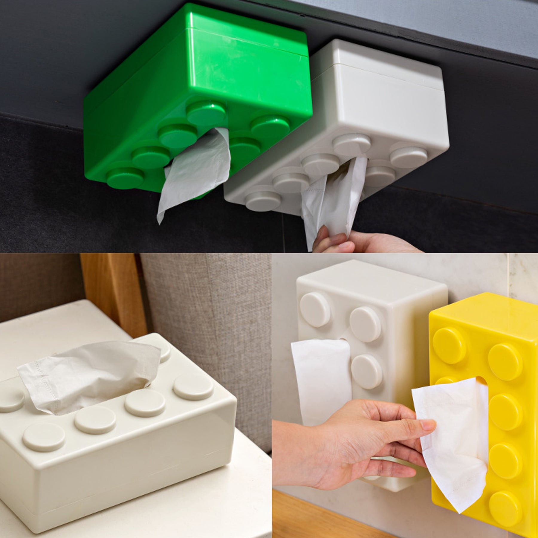 Creative Household Building Block Tissue Box