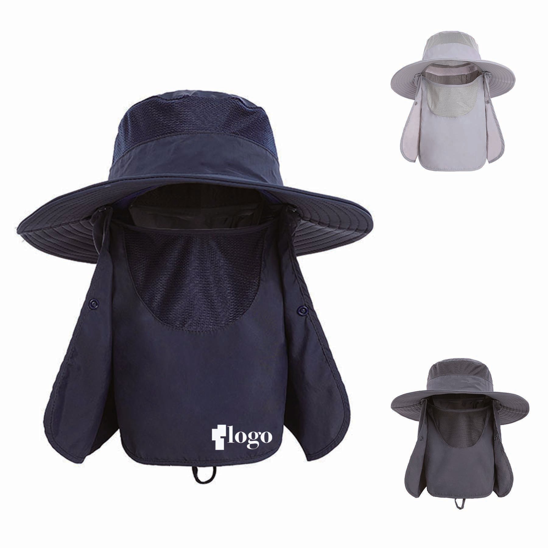 Outdoor Wide Brim Fishing Hat With Face Neck Flap