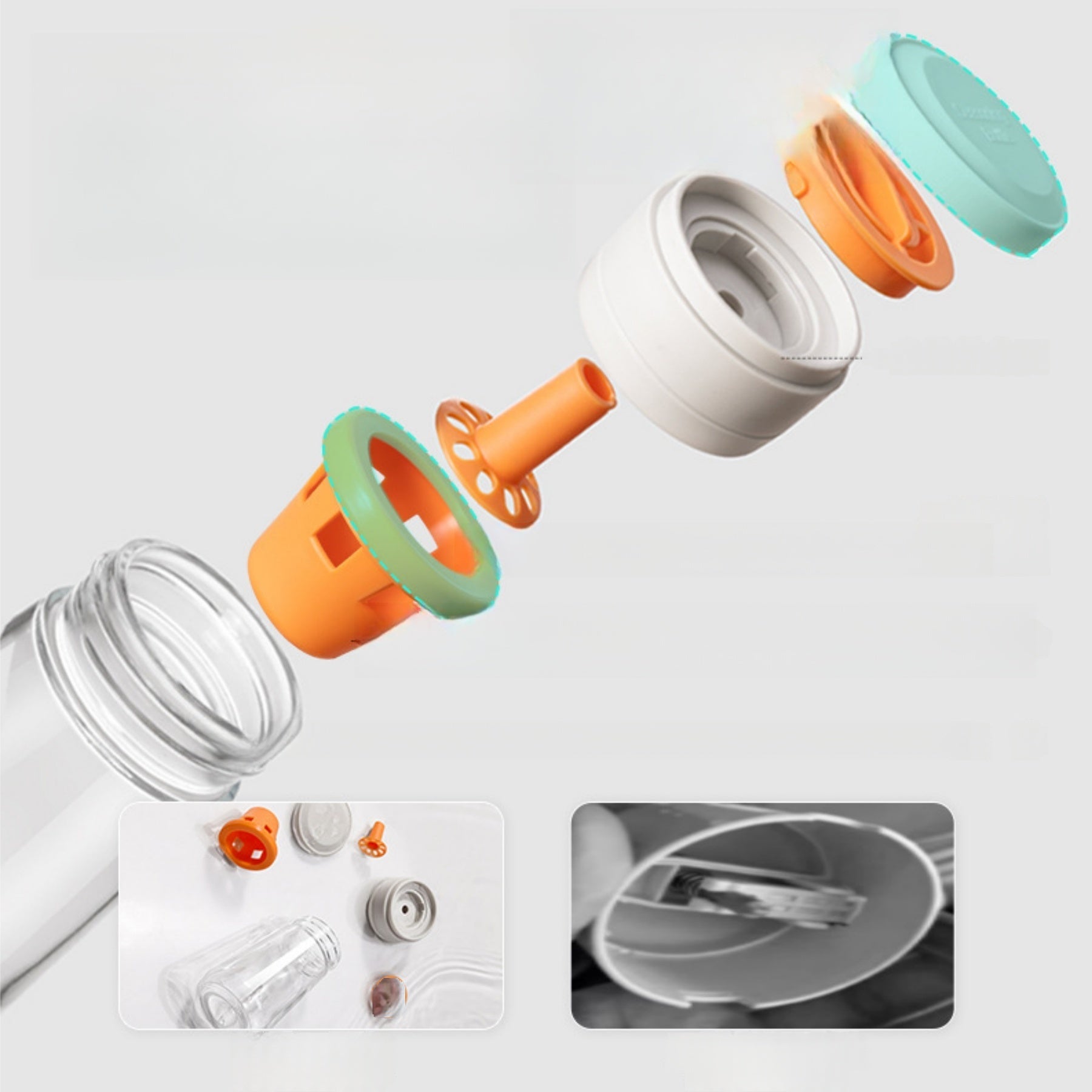 Quantitative Glass Salt Shaker